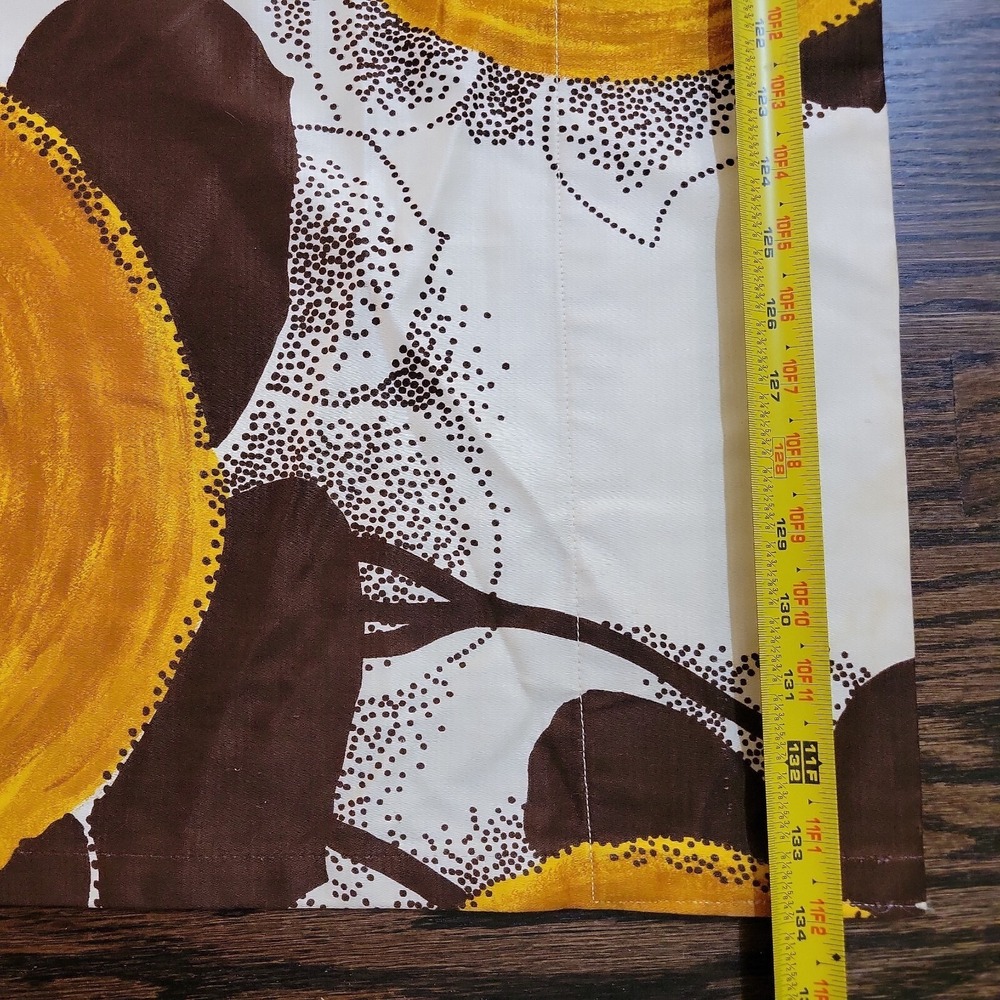 VINTAGE Mid Century Modern Retro 134" L 92" H Curtain Panel Fabric Dekoplus - Picture 8 of 10